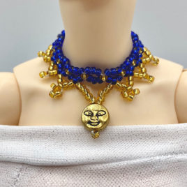 Celestial Sun Doll Necklace Length 8cm